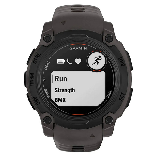 Часы Garmin Instinct E Black 40mm c угольно-черным ремешком
