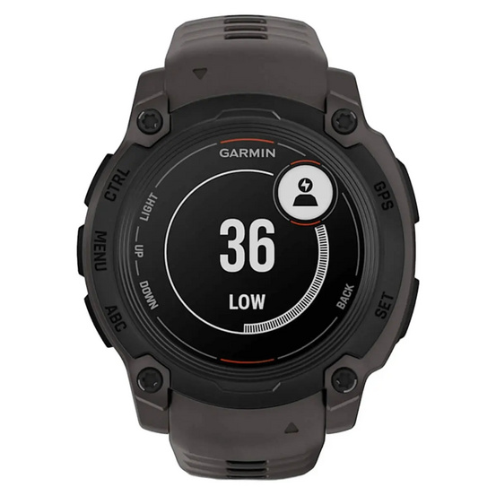 Часы Garmin Instinct E Black 40mm c угольно-черным ремешком