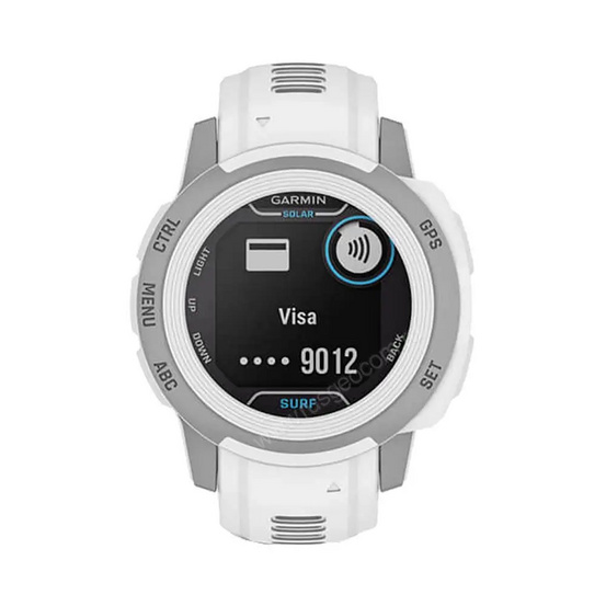 Часы Garmin Instinct 2s Solar Surf белый с серебристым безелем