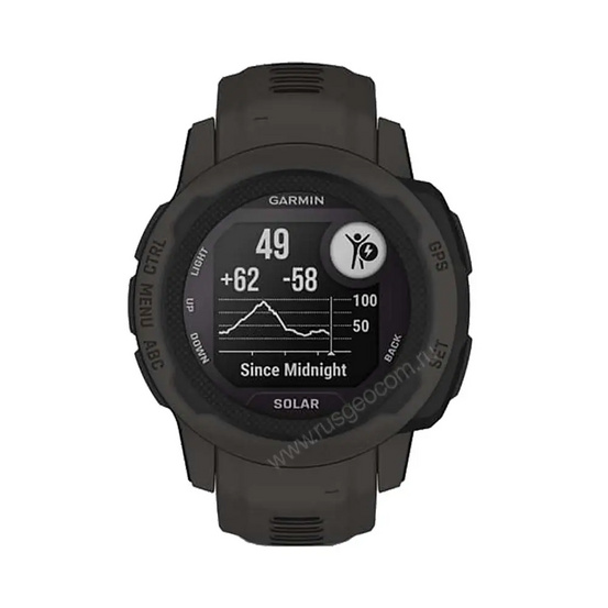 Часы Garmin Instinct 2s Solar черный