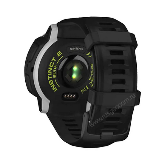 Часы Garmin Instinct 2 Solar Surf черный с белым безелем