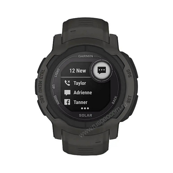 Часы Garmin Instinct 2 Solar черный
