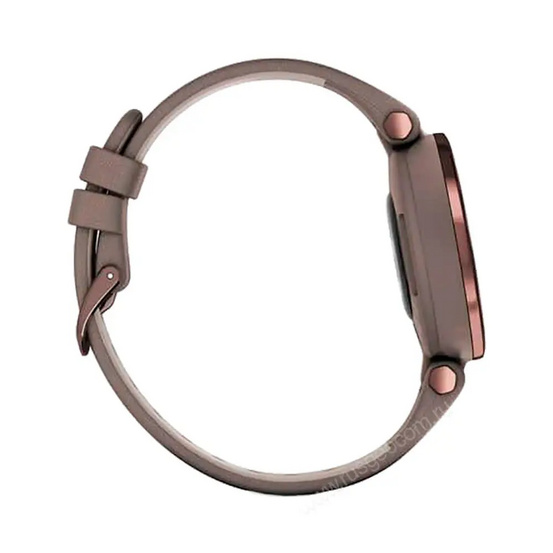 Часы Garmin Lily темно-бронзовый безель, корпус цвета Paloma и итальянский кожаный ремешок