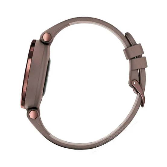 Часы Garmin Lily темно-бронзовый безель, корпус цвета Paloma и итальянский кожаный ремешок