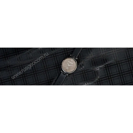 Часы Garmin Lily темно-бронзовый безель, корпус цвета Paloma и итальянский кожаный ремешок