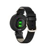 Часы Garmin Lily кремово-золотистый безель, черный корпус и итальянский кожаный ремешок