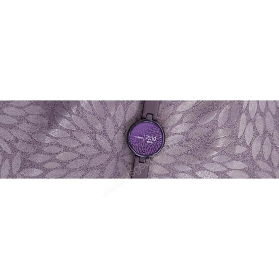 Часы Garmin Lily кремово-золотистый безель, белый корпус и силиконовый ремешок