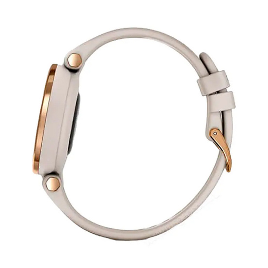 Часы Garmin Lily безель цвета розовое золото, песочный корпус и силиконовый ремешок