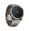 Часы Garmin Quatix 6X Solar титановый с титановым ремешком
