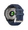 Часы Garmin Quatix 6 серый с синим ремешком