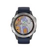 Часы Garmin Quatix 6 серый с синим ремешком