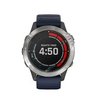 Часы Garmin Quatix 6 серый с синим ремешком