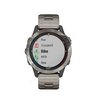 Часы Garmin Quatix 6 Sapphire титановый с титановым ремешком