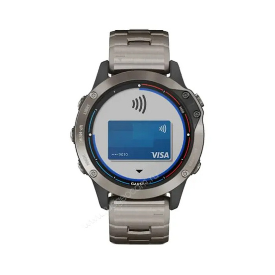 Часы Garmin Quatix 6 Sapphire титановый с титановым ремешком