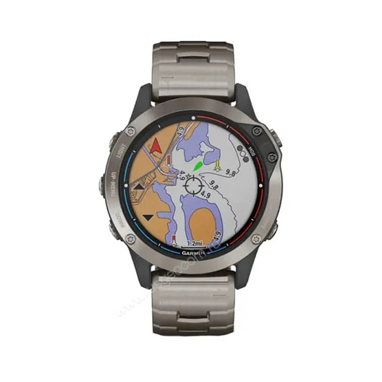Часы Garmin Quatix 6 Sapphire титановый с титановым ремешком