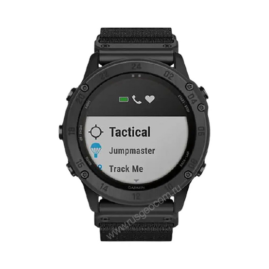 Часы Garmin Tactix Delta - Solar черный DLC с нейлоновым ремешком