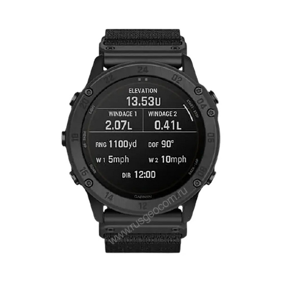 Часы Garmin Tactix Delta - Solar Ballistics с черным нейлоновым ремешком