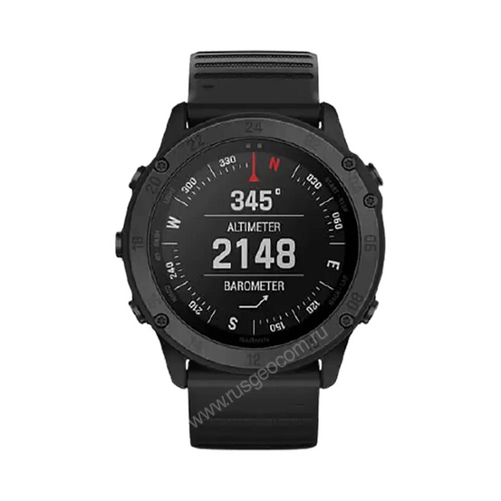 Часы Garmin Tactix Delta - Sapphire Edition - черное DLC-покрытие с черным ремешком