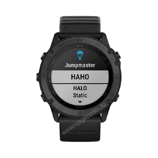 Часы Garmin Tactix Delta - Sapphire Edition - черное DLC-покрытие с черным ремешком