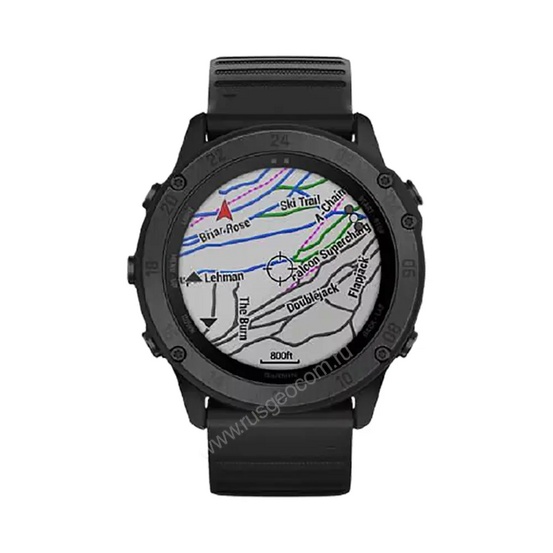 Часы Garmin Tactix Delta - Sapphire Edition - черное DLC-покрытие с черным ремешком