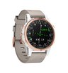 Часы Garmin D2 Delta S для пилотов розовое золото с бежевым ремешком
