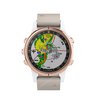 Часы Garmin D2 Delta S для пилотов розовое золото с бежевым ремешком