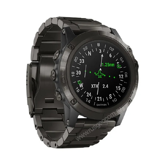 Часы Garmin D2 Delta PX для пилотов с титановым DLC ремешком
