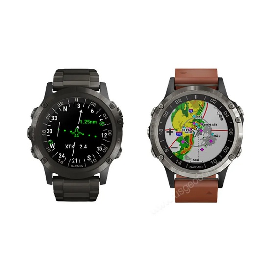 Часы Garmin D2 Delta PX для пилотов с титановым DLC ремешком