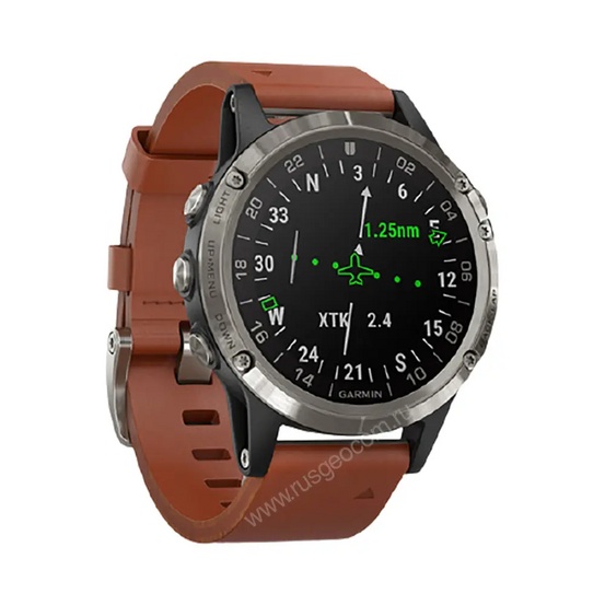 Часы Garmin D2 Delta для пилотов, кожаный ремешок