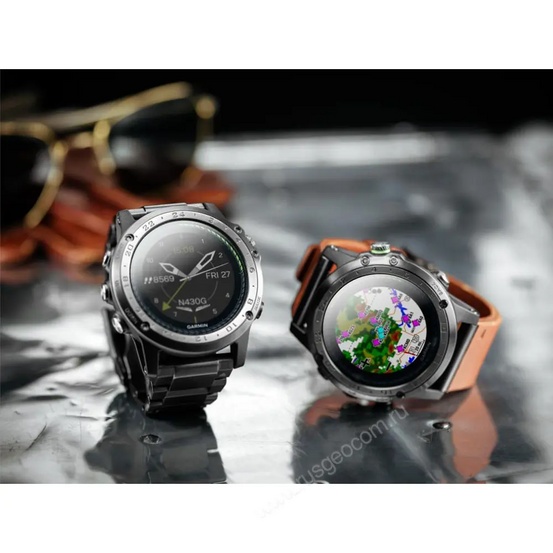 Часы Garmin D2 Charlie с кожаным ремешком