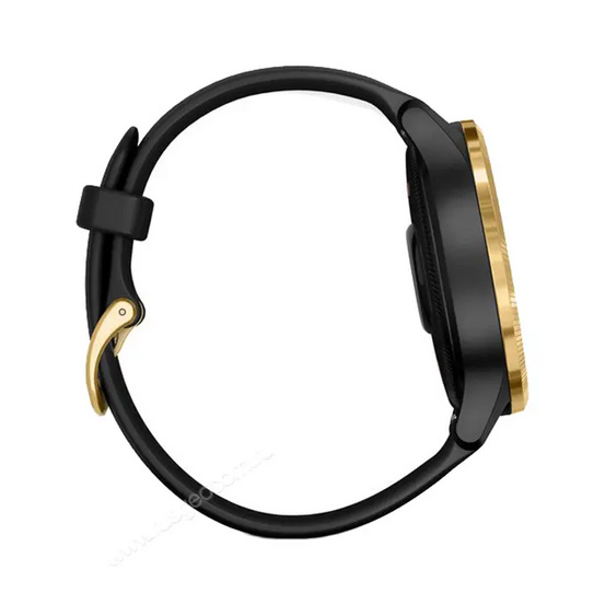 Часы Garmin Venu черные с золотистым безелем