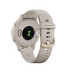 Часы Garmin Venu 2S песочного цвета с золотистым безелем