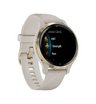 Часы Garmin Venu 2S песочного цвета с золотистым безелем