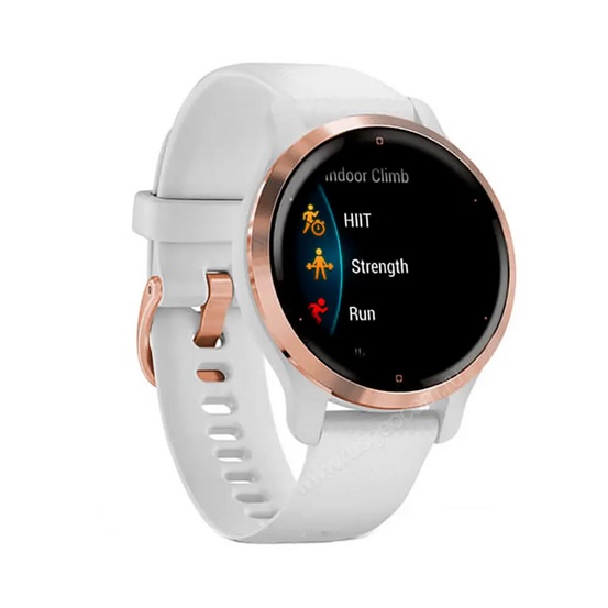 Часы Garmin Venu 2S белые цвета розовое золото