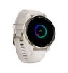 Часы Garmin Venu 2 Plus цвета слоновой кости с безелем цвета кремовое золото и силиконовым ремешком