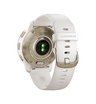 Часы Garmin Venu 2 Plus цвета слоновой кости с безелем цвета кремовое золото и силиконовым ремешком
