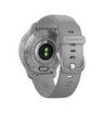 Часы Garmin Venu 2 Plus серые с серебристым безелем и силиконовым ремешком