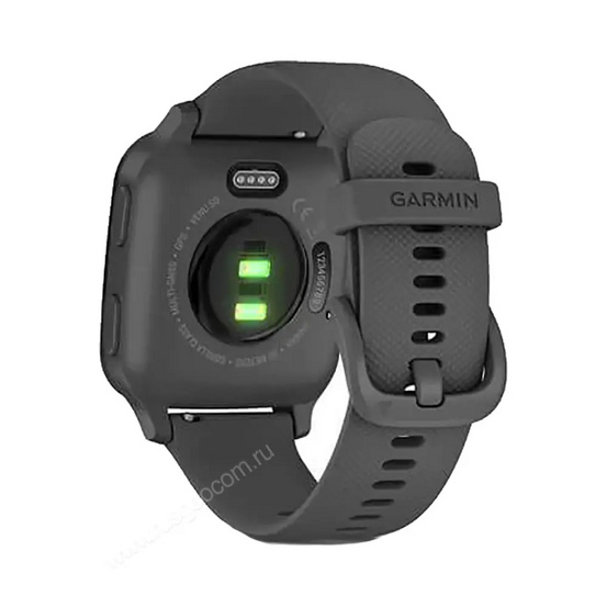 Часы Garmin Venu Sq серый с алюминиевым безелем и с силиконовым ремешком