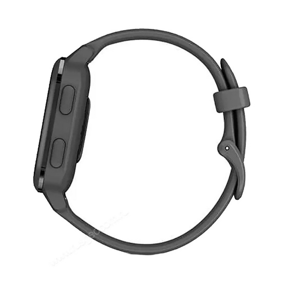 Часы Garmin Venu Sq серый с алюминиевым безелем и с силиконовым ремешком