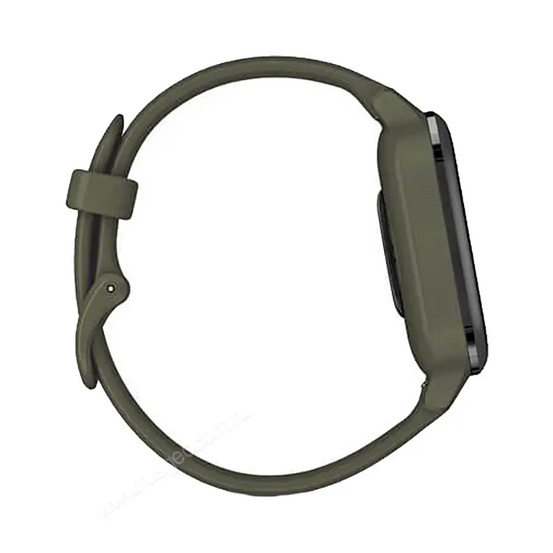 Часы Garmin Venu Sq Music Edition темно-зеленый с серым алюминиевым безелем