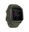 Часы Garmin Venu Sq Music Edition темно-зеленый с серым алюминиевым безелем