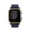 Часы Garmin Venu Sq Music Edition темно-синий с золотистым алюминиевым безелем