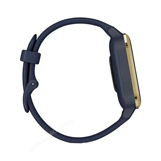 Часы Garmin Venu Sq Music Edition темно-синий с золотистым алюминиевым безелем