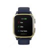 Часы Garmin Venu Sq Music Edition темно-синий с золотистым алюминиевым безелем