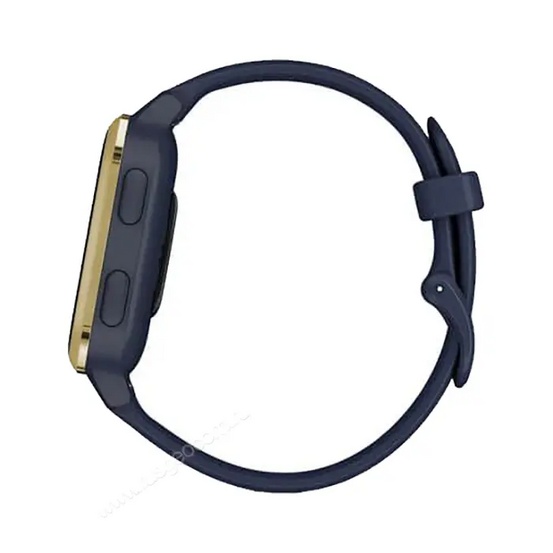 Часы Garmin Venu Sq Music Edition темно-синий с золотистым алюминиевым безелем