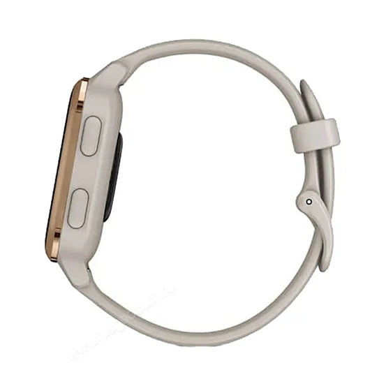 Часы Garmin Venu Sq Music Edition песочный с алюминиевым безелем цвета розовое золото