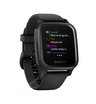Часы Garmin Venu Sq Music Edition черный с серым алюминиевым безелем