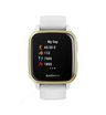 Часы Garmin Venu Sq белый с золотистым алюминиевым безелем и с силиконовым ремешком