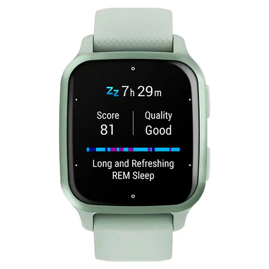 Часы Garmin Venu Sq 2 цвета мяты и безелем мятного цвета