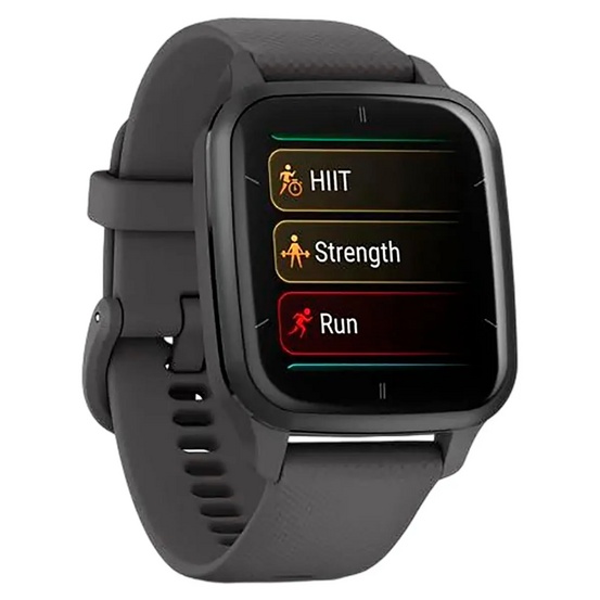 Часы Garmin Venu Sq 2 серый с серым алюминиевым безелем